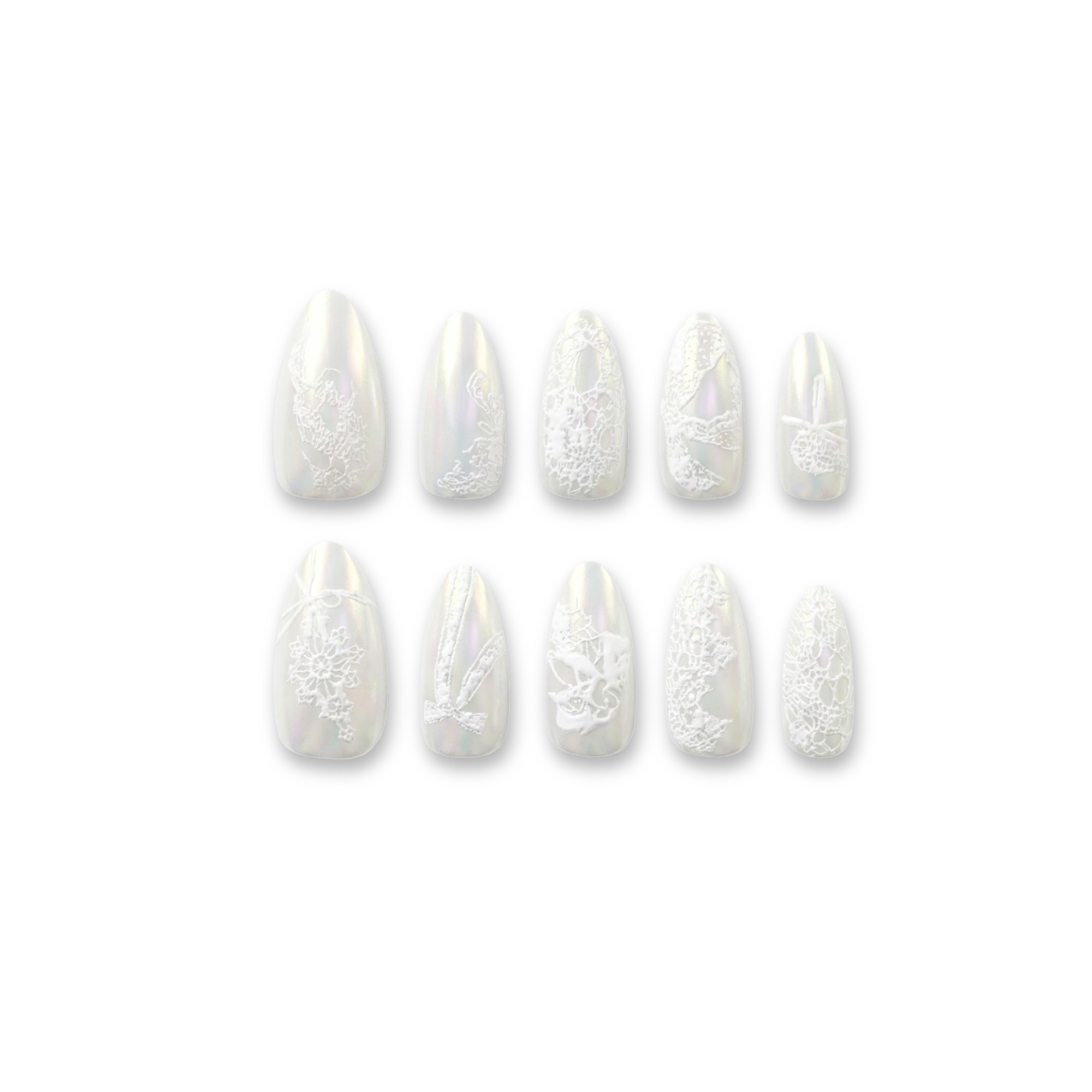 Lavender Lace – Lavender Lace-Inspired Press-On Nails (Soft Romantic Glow)
