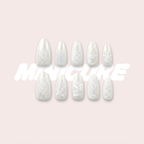 Lavender Lace – Lavender Lace-Inspired Press-On Nails (Soft Romantic Glow)