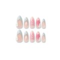 Aqua Bloom – Aqua Blue Floral Press-On Nails (Fresh “Water Garden” Look)