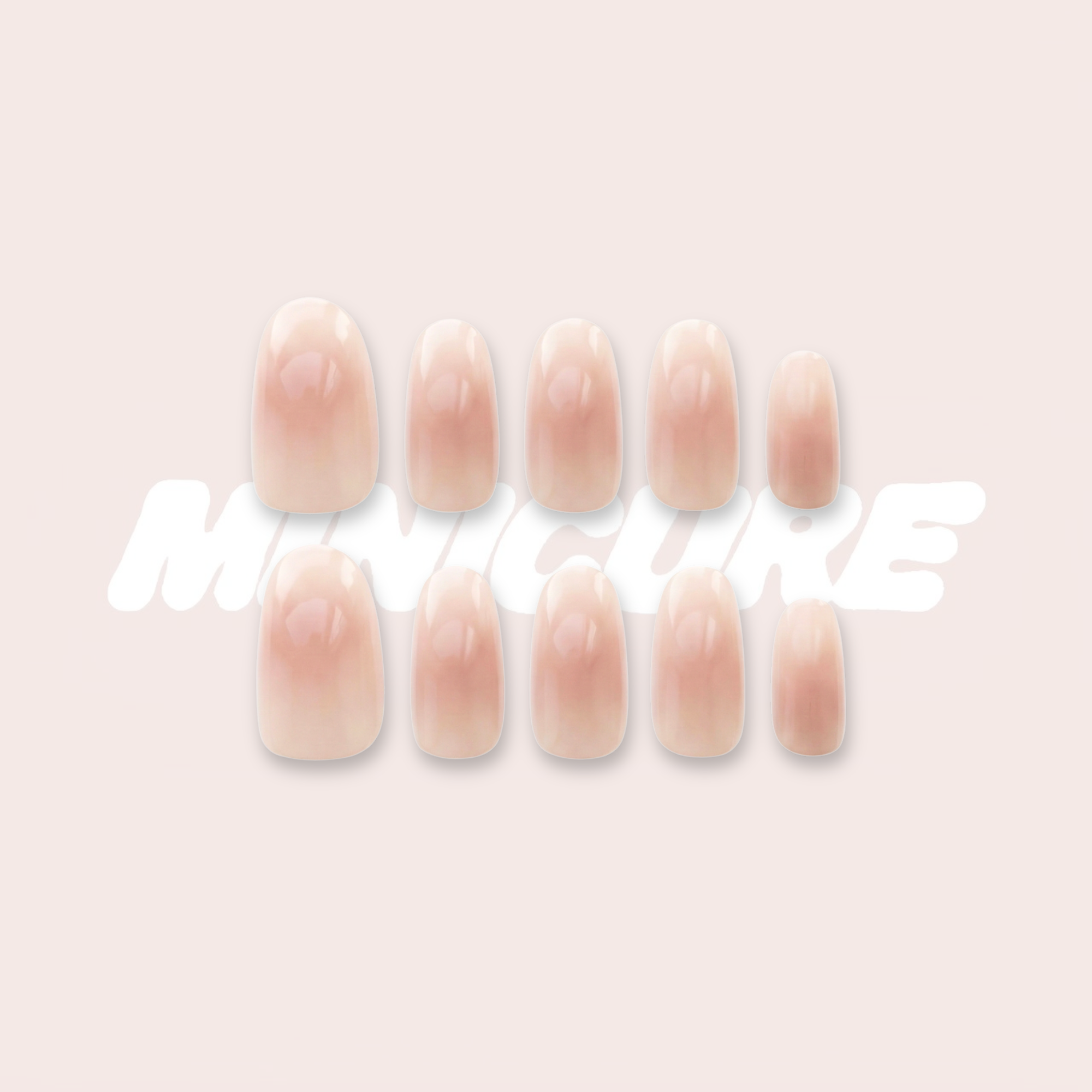 Juicy Glow – Fresh “Juicy” Shimmer Press-On Nails (Glow Finish, Boutique Best-Seller)
