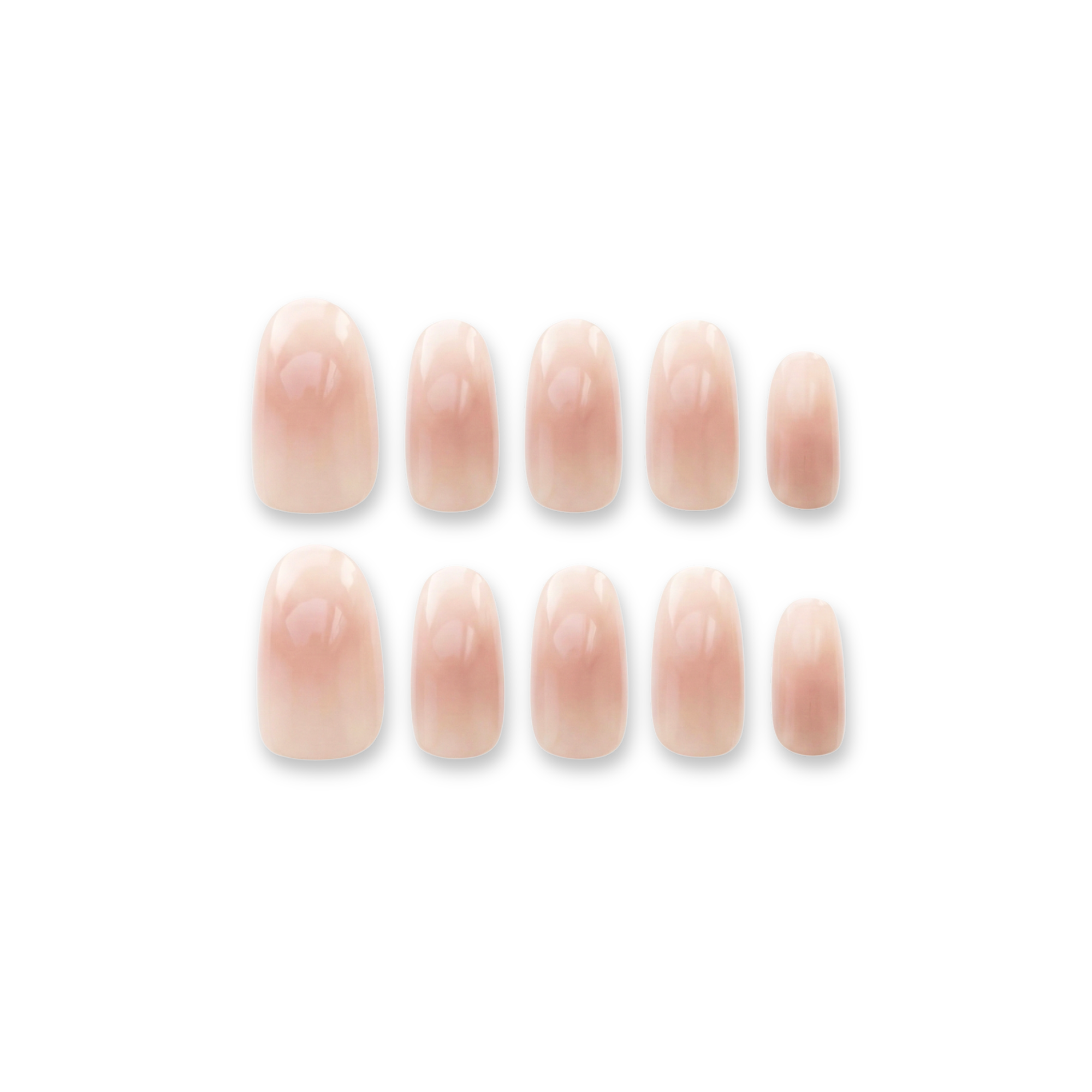 Juicy Glow – Fresh “Juicy” Shimmer Press-On Nails (Glow Finish, Boutique Best-Seller)