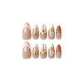 Vanilla Blossom – Plumeria Tropical Almond Press-On Nails (Medium Length)