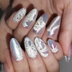 Lavender Lace – Lavender Lace-Inspired Press-On Nails (Soft Romantic Glow)
