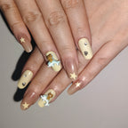 Kitty Splash – Cute “Kitty” Splash Press-On Nails (Playful, Photo-Ready Set)